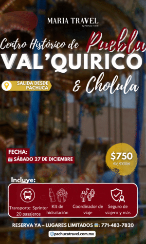 Val'Quirico, Cholula & Centro Histórico de Puebla
