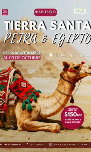 Viaje Grupal: Tierra Santa | Petra | Egipto