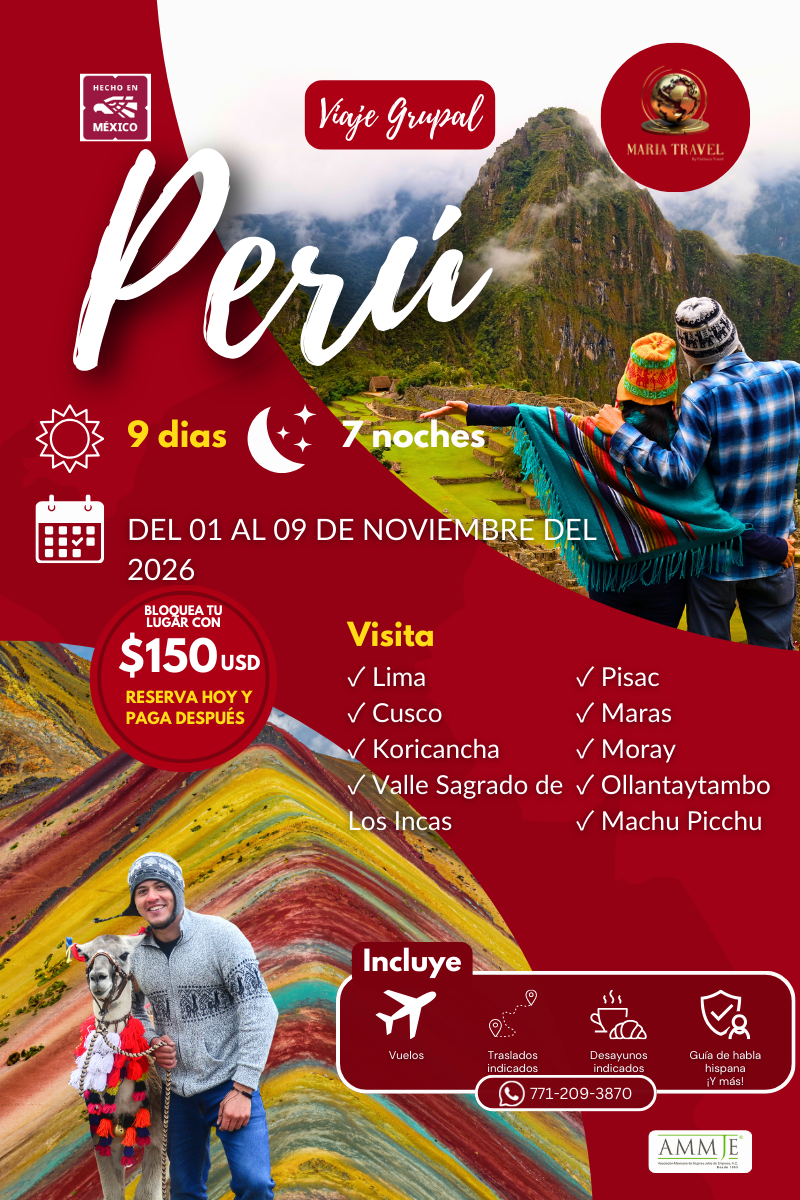 Viaje Grupal Perú