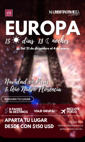 15 días por Europa: Viaje grupal