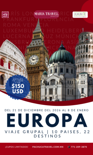 Viaje grupal: Encantos de Europa 2026