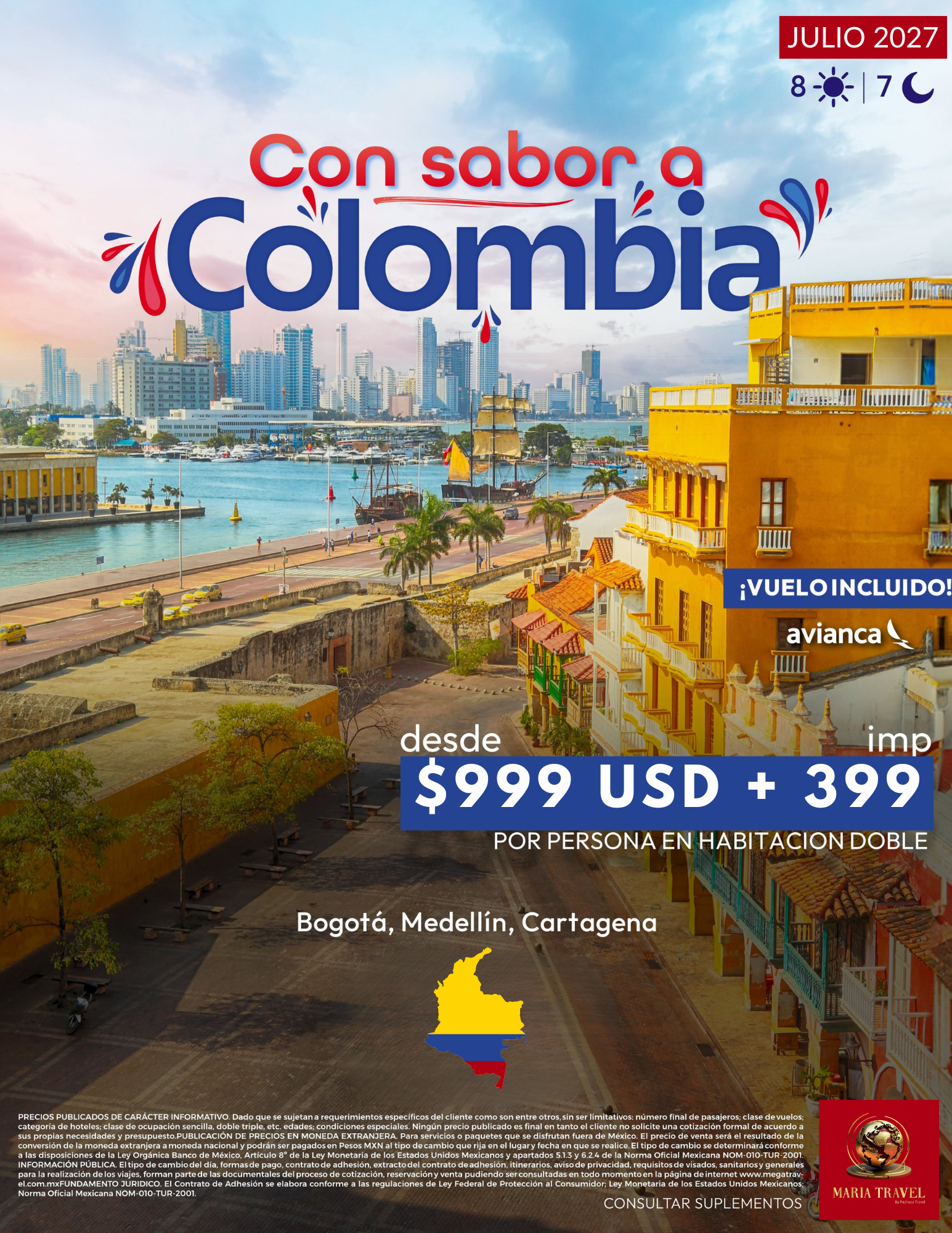Viaje Grupal a Colombia