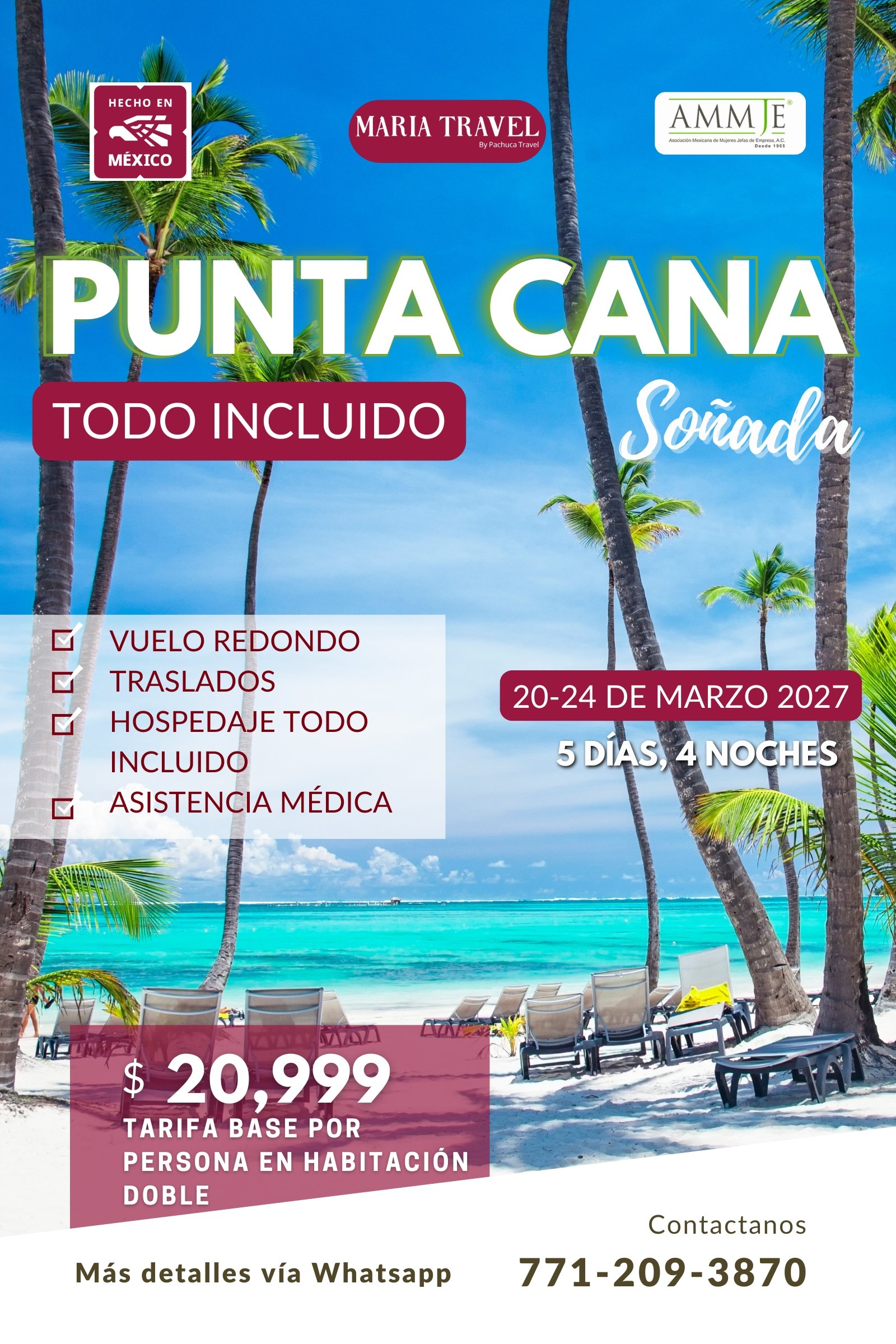 PUNTA CANA EN SEMANA SANTA 2027